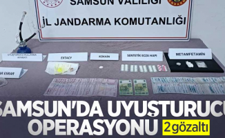 Samsun'da Uyuşturucu Operasyonu! 2 Gözaltı!