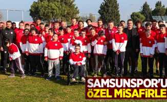 Samsunspor'un  ÖZEL misafirleri 