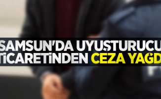 Samsun'da uyuşturucu ticaretinden ceza yağdı