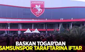 Başkan Togar’dan Samsunspor taraftarına iftar 