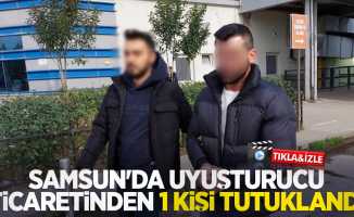 Samsun'da uyuşturucu ticaretinden 1 kişi tutuklandı