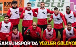 Samsunspor'da Yüzler Gülüyor 