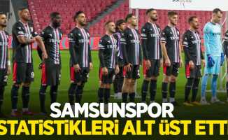 Samsunspor istatistikleri alt üst etti