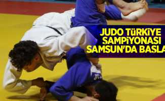 Judo Türkiye Şampiyonası Samsun'da başladı 