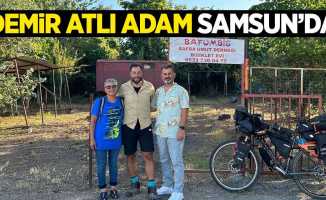 Demir atlı adam Samsun’da