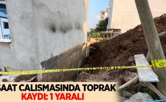 İnşaat çalışmasında toprak kaydı: 1 yaralı 