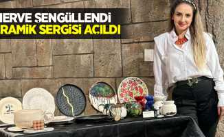 Merve Şengüllendi seramik sergisi açıldı