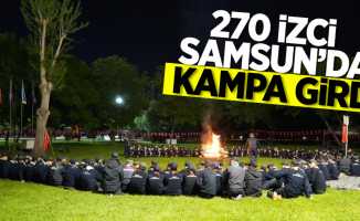 270 İzci Samsun'da kampa girdi