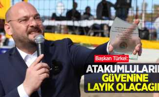 Başkan Türkel: “Atakumluların güvenine layık olacağım”