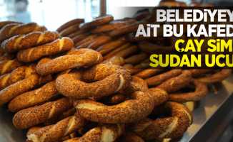 Belediyeye ait bu kafede çay-simit sudan ucuz