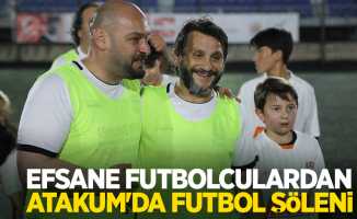 Efsane futbolculardan Atakum’da futbol şöleni