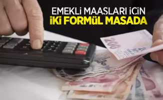 Emekli maaşları için iki formül masada