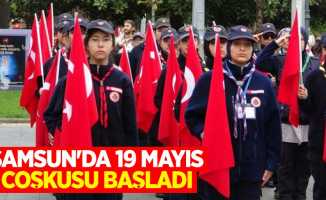 Samsun'da 19 Mayıs coşkusu başladı