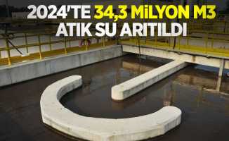 2024’te 34,3 milyon m3 atık su arıtıldı