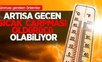 Artışa geçen sıcak çarpması öldürücü olabiliyor: Alınması gereken önlemler