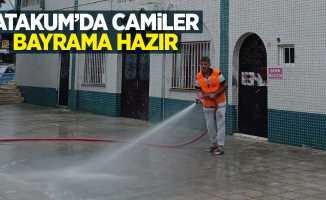 Atakum'da camiler bayrama hazır