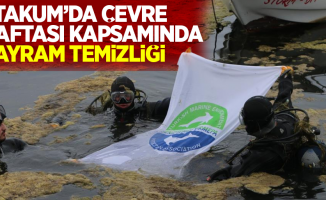 Atakum'da Çevre Haftası kapsamında bayram temizliği