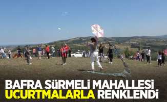 Bafra Sürmeli Mahallesi uçurtmalarla renklendi 