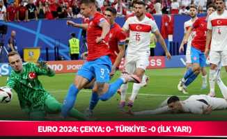 EURO 2024: Çekya: 0 - Türkiye: 0 (İlk yarı)