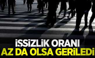 İşsizlik oranı az da olsa geriledi