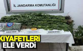 Kıyafetleri ele verdi