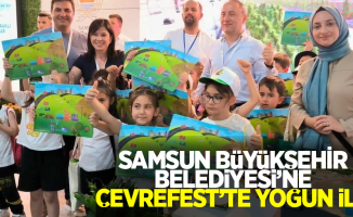 Samsun Büyükşehir Belediyesi’ne ÇEVREFEST’TE yoğun ilgi