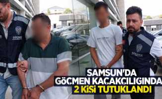 Samsun'da göçmen kaçakçılığından 2 kişi tutuklandı