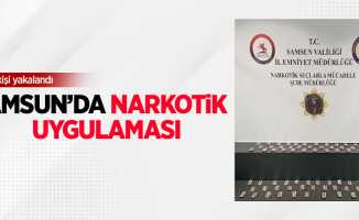 Samsun'da narkotik uygulaması: 25 kişi yakalandı