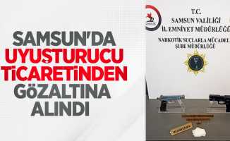 Samsun'da uyuşturucu ticaretinden gözaltına alındı