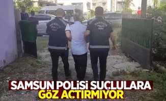 Samsun polisi suçlulara göz açtırmıyor