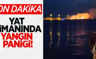 Son Dakika: Samsun Körfez Yat Limanı'nda Yangın Paniği