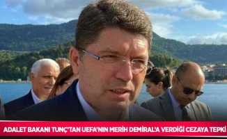 Adalet Bakanı Tunç’tan UEFA’nın Merih Demiral’a verdiği cezaya tepki