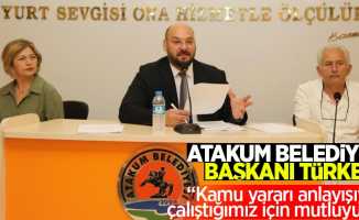 Atakum Belediye Başkanı Türker: "Kamu yararı anlayışıyla çalıştığımız için mutluyum”