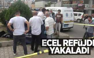 Ecel refüjde yakaladı