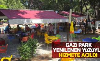 Gazi Park yenilenen yüzüyle hizmete açıldı