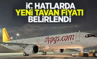 İç hatlarda yeni tavan fiyatı belirlendi