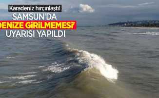Karadeniz hırçınlaştı! Samsun'da 'denize girilmemesi' uyarısı yapıldı