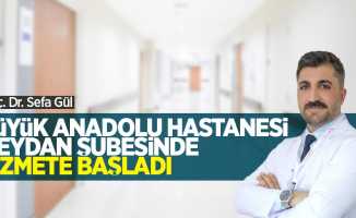 Kardiyoloji Uzmanı Doç. Dr. Sefa Gül: Büyük Anadolu Hastanesi Meydan şubesinde hizmete başladı!