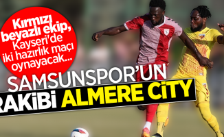Kırmızı beyazlı ekip, Kayseri'de iki hazırlık maçı oynayacak ...  Samsunspor'un  rakibi Almere City 