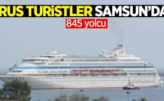 Rus turistler Samsun'da: 845 yolcu