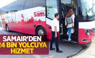 SAMAIR’den 24 bin yolcuya hizmet