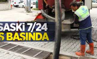 SASKİ, 7/24 iş başında