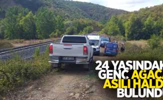 24 yaşındaki genç ağaca asılı halde bulundu