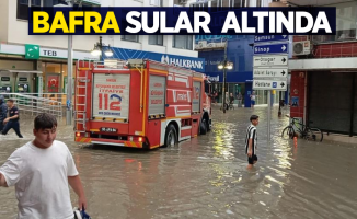 Bafra sular altında