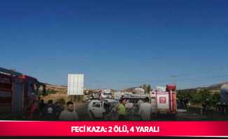 Feci kaza: 2 ölü, 4 yaralı