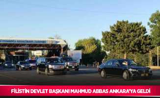 Filistin Devlet Başkanı Mahmud Abbas Ankara’ya geldi