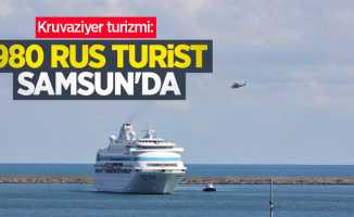 Kruvaziyer turizmi: 980 Rus turist Samsun'da