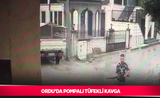 Ordu’da pompalı tüfekli kavga