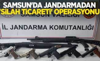 Samsun'da jandarmadan 'silah ticareti' operasyonu