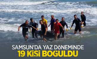 Samsun'da yaz döneminde 19 kişi boğuldu